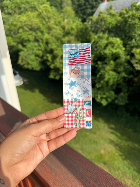 Red, Read & Rodeo- All American Western Bookmark