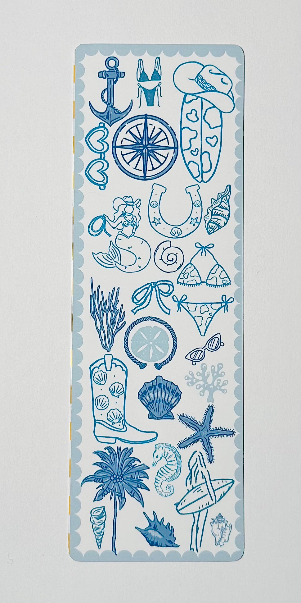 Boots, Bikinis & Bookmarks- Coastal Cowgirl Bookmark