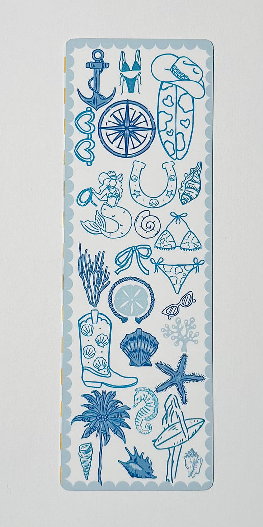 Boots, Bikinis & Bookmarks- Coastal Cowgirl Bookmark